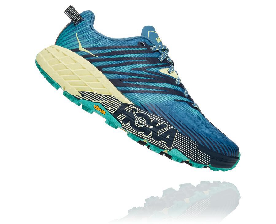 Hoka One One Trailove Tenisky Damske Modre - Speedgoat 4 - 35891-AIOS